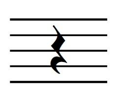 I occupy the space between notes Silence Tattoo Symbol, Silence Symbol, Bass Tattoo, Dainty Tattoos, Symbolic Tattoos, The Space, Bass, Musical, Scrapbooking