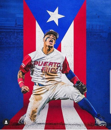 Javier Baez, Puerto Rico Pictures, Puerto Rico Art, New York Yankees Logo, Puerto Rican Flag, Puerto Rican Pride, Puerto Rican Culture, Puerto Rico Flag