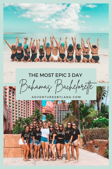 Bahamas Bachelorette Itinerary, Bachelorette Party Bahamas, International Bachelorette Destinations, Baha Mar Bachelorette, Caribbean Bachelorette Party, All Inclusive Bachelorette Party, Bahamas Bachelorette Party, Bachelorette Destination Ideas, Bahamas Bachelorette