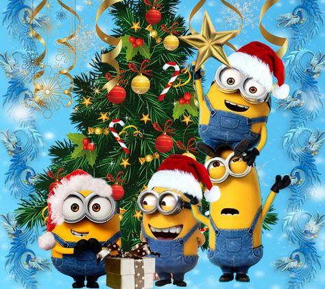 Merry Christmas Minions, Christmas Minions, Minion Christmas, Minion Pictures, Minions Love, Cute Minions, Minions Wallpaper, Christmas Diamonds, Minions Despicable Me