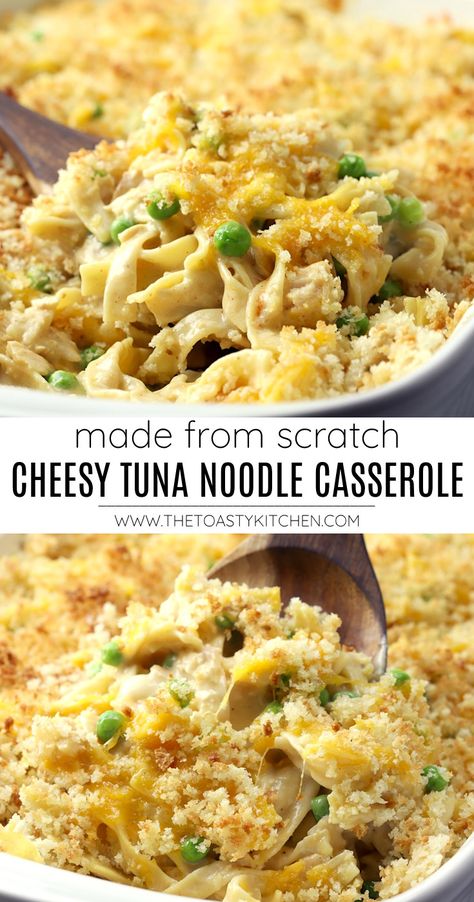 Tuna And Noodles, Tuna Noodle Casserole Healthy, Cheesy Tuna Noodle Casserole, Tuna Noodle Casserole Easy, Hamburger Casseroles, Best Tuna Casserole, Casseroles Recipes, Tuna Noodle Casserole Recipe, Casserole Bake