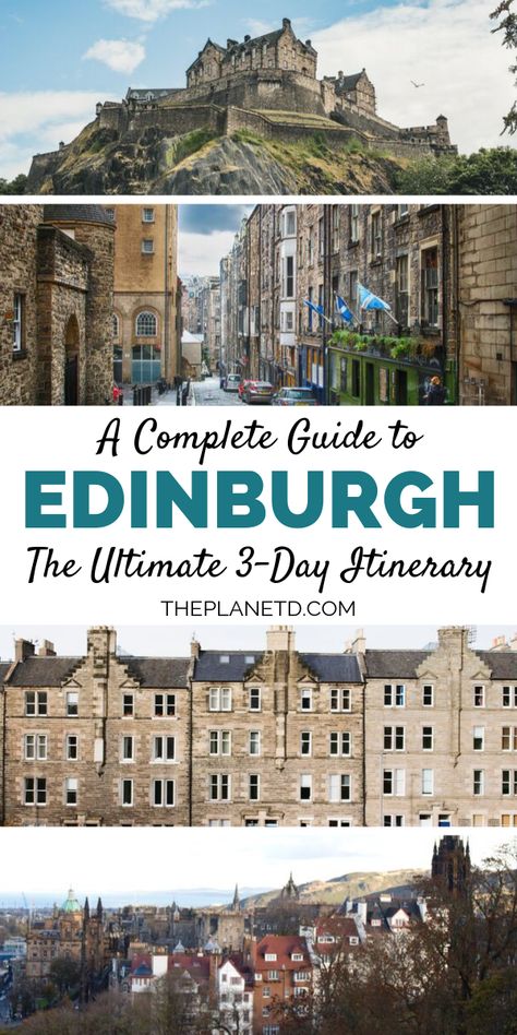 Edinburgh 3 Day Itinerary, 3 Days In Edinburgh, Bookstores In Edinburgh, Things To Do In Edinburgh Scotland, Edinburgh Trip, Travel Edinburgh, Edinburgh Itinerary, Historical Castle, Edinburgh Tours