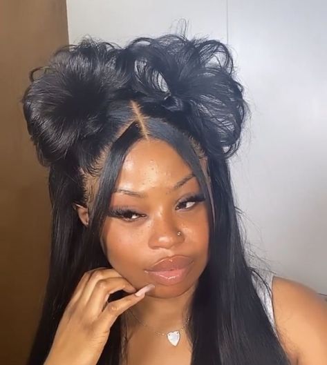 90s Wig Hairstyles For Black Women, 90s Inspired Hairstyles Black Women, Cardi B Hairstyles, Braid Hairstyles Black, 2000 Hairstyles, Fire Hairstyles, Short Braid Hairstyles, Hairstyles Baddie, Black Hair 90s