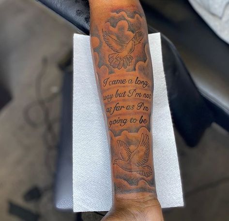 Leg Tattoo Men Calves Design, Tatoos Men Small Arm, Forearm Tattoo Men Sleeve Clouds, Rare Tattoos Men Forearm, Rare Tattoos Men, Bible Verse Tattoos For Men, Tattoo Ideas Forearm, Soccer Tattoos, Arm Tattoos Black