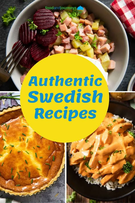 Authentic Swedish Recipes - Food and Journeys Swedish Holiday Recipes, Swedish Food Traditional, Swedish Food Recipes, Finish Recipes, Swede Recipes, Nordic Recipes, Swiss Cuisine, Danish Cuisine, Swedish Cuisine