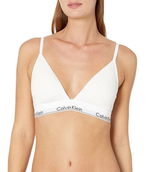 PRICES MAY VARY. 100% Cotton Imported Hook and Eye closure Machine Wash Cotton modal stretch Triangle bralette Machine wash Imported Seaming details A modern cotton bralette featuring soft cotton modal stretch, a triangle silhouette, a wide elasticized logo band and convertible straps for multipurpose use. Designed with a lightly lined construction for extra padding and support. Cotton Bralette, Cotton Bras, Triangle Bralette, Everyday Bra, Calvin Klein Woman, Amazon Women, Cheetah Print, Clothing Store, Bralette