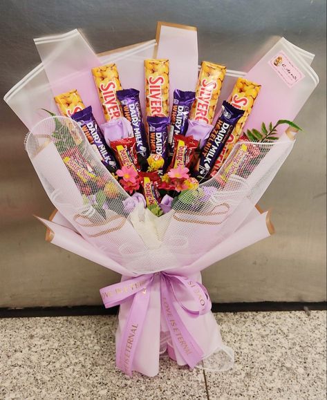 Silverqueen bouquet Dairy milk Beng Beng Buket Coklat Dairy Milk, Daily Milk, Beng Beng, Bouquet Gift, Dairy Milk, Dairy, Milk, Silver, Gifts