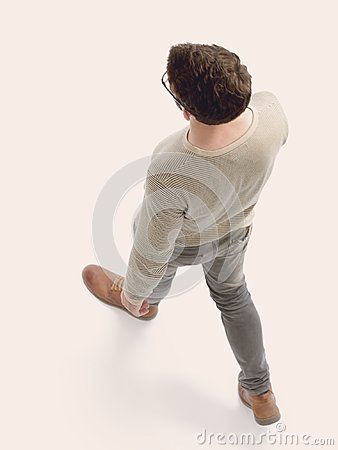 Top Down View Perspective, Human Back, Cool Pencil Drawings, High Angle, Man Go, Perspective Drawing, Man Photo, Drawing Tips, Men Looks