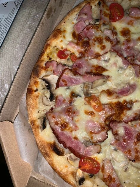 Carbonara Pizza, Pizza Carbonara, Hawaiian Pizza, Pizza, Snacks, Pizzas