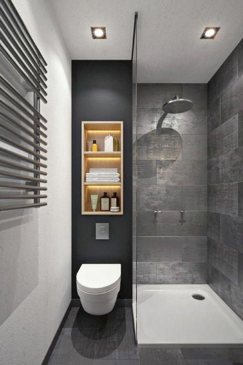 Small Bathroom Ideas  #Small #Bathroom #Ideas #Remodel #bathroomdesignideas تصميم دورة مياه, Drømme Bad, Design Interior Baie, Minimalist Small Bathrooms, Makeover Kamar Mandi, Bilik Air, Bilik Mandi, Bathroom Storage Solutions, Small Bathroom Makeover