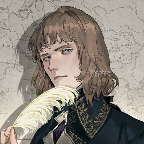 Napoleon Bonaparte Fanart, Napoleon Fanart, Artsy Hair, Grimm Tales, Hetalia Fanart, Napoleon Bonaparte, Roman Art, Napoleonic Wars, Historical Art