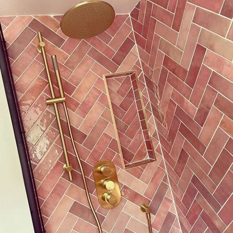 Wetroom Ideas, Moroccan Wall Tiles, Chevron Tile, Moroccan Wall, Contemporary Tile, Victorian Tiles, Wood Effect Tiles, Small Tiles, Porcelain Wall Tile