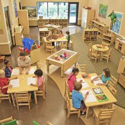 Learning Center Design, Preschool Room Layout, Classroom Floor Plan, Preschool Classroom Layout, Preschool Classroom Setup, Childcare Teacher, Montessori Environment, Daycare Design, Preschool Rooms