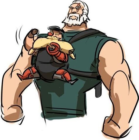 Overwatch Torbjorn, Reinhardt Wilhelm, Overwatch Comic, Overwatch Memes, Overwatch 2, A Rainbow, Overwatch, Fortnite, Comic Art