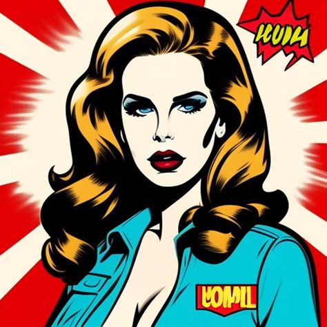 Red and white background comic style Lans del ray Comic Book Art, Pop Art Comic, Pop Art Wallpaper, Lana Del Ray, Wallpaper Art, Art Pop, Celebrity Art, Cultura Pop, Comic Books Art