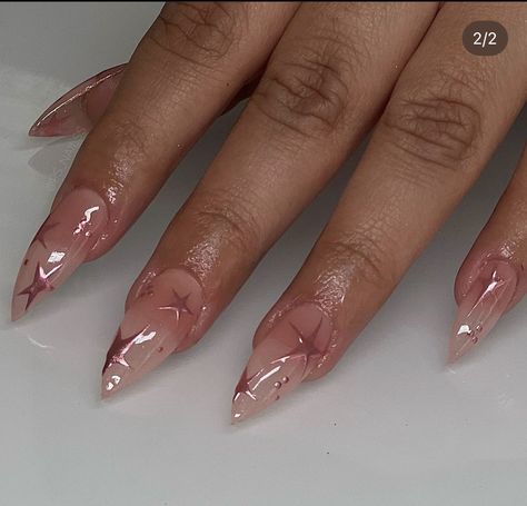 Minimal Chrome Nails, Nude Aura Nails, Hollywood Nails, Nails Y2k, Milky Nails, Grunge Nails, Soft Nails, Metallic Nails, Mirror Effect