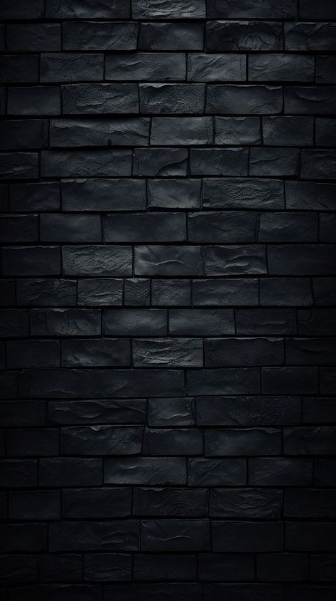 Dark Mobile Wallpaper, Brick Wallpaper Iphone, Black Brick Wallpaper, Iphone Wallpaper Dark, Gray Texture Background, Black Architecture, Black Brick Wall, Icon Set Design, Brick Background