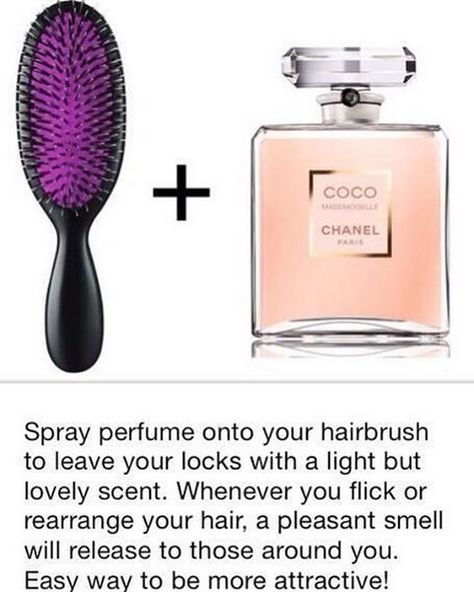 Hair Smell Good, Make Up Foundation, Spray Perfume, Girl Tips, Perfume Spray, Smell Good, Beauty Secrets, Beauty Photography, Hair Brush