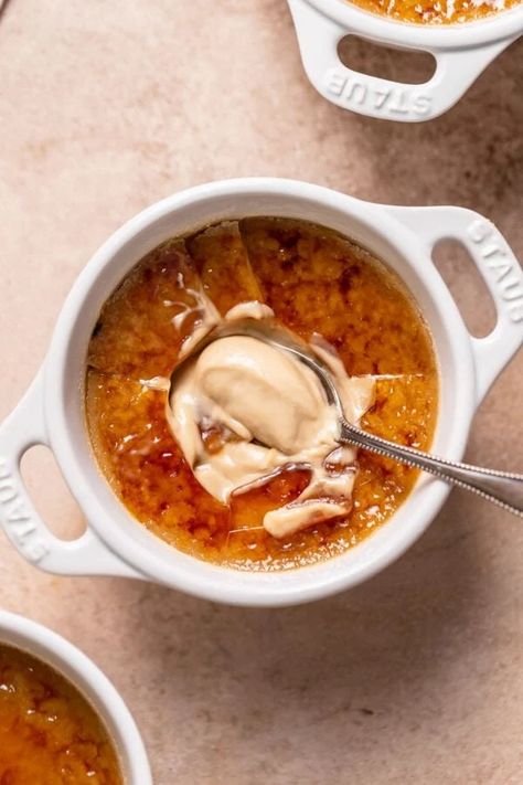 Ari's Impossibly Creamy Coffee Crème Brûlée - Well Seasoned Studio Coffee Creme Brulee, Instant Espresso, Cream Brulee, Creme Brulee Recipe, Brulee Recipe, Salted Egg Yolk, Creme Brûlée, Coffee Granules, Creamy Coffee