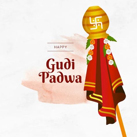 Happy Gudi Padwa 2024 Wishes, Images and Quotes Gudi Padwa Wishes, Padwa Wishes, Indian New Year, Happy Gudi Padwa, Hindu New Year, Fathers Day Wishes, Gudi Padwa, Free Blogger Templates, Lead Generation Marketing