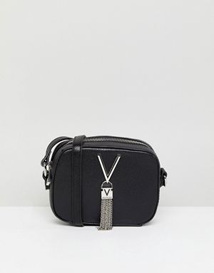 Valentino by Mario Valentino Tassel Detail Camera Cross Body Bag Black Birthday, Birthday Bag, Luxury Gifts For Her, Holdall Bag, Mario Valentino, Valentino Bags, Designer Shoulder Bags, Purses Designer, Womens Purses