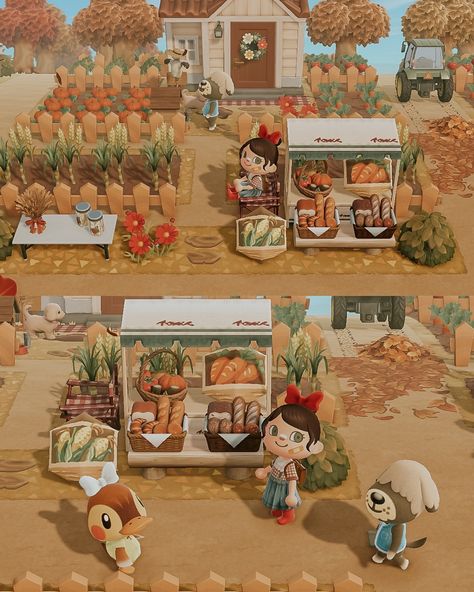 Corn Patch friends! 🌽 🚜 Thank you @acnhtreasureisland Animal crossing new horizons ACNH Nintendo switch wholesome gaming cozy design fall autumn cottagecore island idea inspiration aesthetic cosy decor build inspo game photography cute villagers small town vibes happy friendship towncore farm #acnh #acnhdesigns #acnhcommunity #acnhinspo #acnhisland #acnhdesign #acnhidea #acnhfarmcore #acnhfall #crossingcreations #nookspiration #acnhphotography #acnhaesthetic #acnhvillager #acnhvillagers ... Acnh Cottagecore Build Ideas, Acnh Cottagecore Names, Forest Animal Crossing Ideas, Acnh Sandwich Shop, Cottage Core Animal Crossing Villagers, Acnh Island Builds, Acnh Towncore Neighborhood, Cottage Core Villagers Acnh, Cottagecore Animal Crossing Villagers