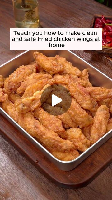 Love Cooking on Instagram: "Fried chicken wings 
#food #kitchen #foodie #azeats
##dinner #family #recipe #eatings #snack #lunch #dessert #food #kitchen #foodie #azeats #recipe #dinner #family #eat #tasty
#FoodsToTry #asmr #crunchy #eats
#FoodsToTry #Inspo #meals #eating #trythis" Restaurant Style Chicken Wings, Chinese Fried Chicken Wings, Appetizer Night, Chinese Fried Chicken, Wings Food, Wings Recipes, Chicken Chinese, Funky Chicken, Lunch Dessert