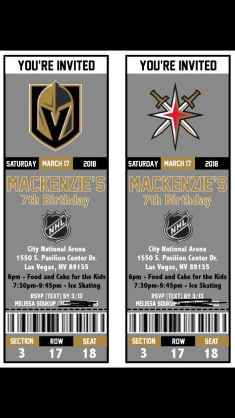 VGK Themed Birthday Party - VGK Ladies Nhl Birthday Party, Nhl Party Ideas, Nhl Birthday Party Ideas, Las Vegas Golden Knights Wreath, Las Vegas Golden Knights, Knight Birthday Party, Nhl Vegas Golden Knights, Hockey Party, Golden Knights