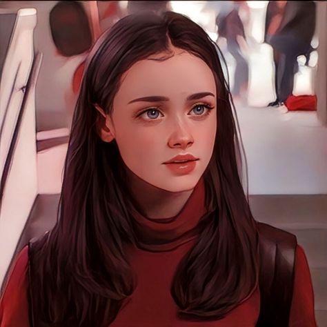 Rory Gilmore Sketch, Rory Gilmore Drawing, Rory Gilmore, Drawing Inspo, Girl Sketch, School Life, Character Designs, Gilmore Girls, Drawing Reference