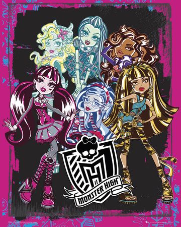 Monster High poster Monster High House, Disney Barbie, Monster H, Monster Pictures, Arte Monster High, Monster High Pictures, Moster High, Monster High Art, Monster High Characters