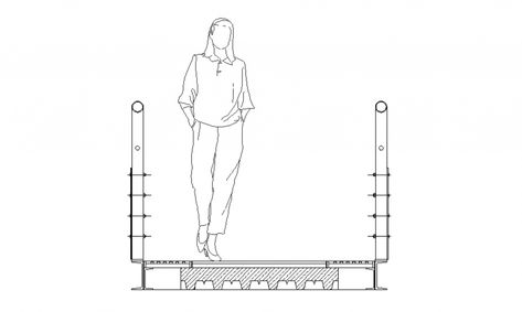 Section vertical garden catwalk cad drawing details dwg file Vertical Section Architecture, Vertical Zoning Architecture Diagram, Vertical Garden Construction Details, Brick Wall Section Detail Architecture, Steel Structure Section, Drawing Details, Drawing Block, Construction Details, Autocad Drawing