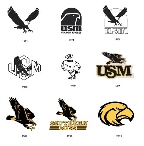 Southern Logo, University Of Southern Mississippi, Southern Miss Golden Eagles, Southern Mississippi, Golden Eagles, Easy To Draw, New Logo, Best Places To Travel, International Travel