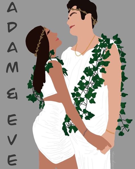 Adam And Eve Halloween Costumes, Adam And Eve Costume, Pinterest Editing, Eve Costume, 2024 Halloween, Creation Story, Hanger Design, Eve Outfit, Character Inspo