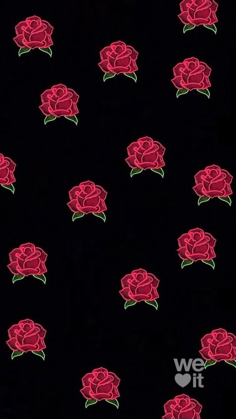 Goth Wallpaper, Roses, Red, Black