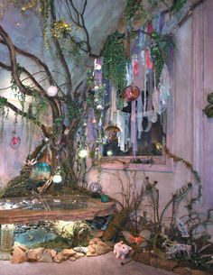 Untitled Fairytale Bedroom, Deco Disney, Fairy Bedroom, Fantasy Dream, Fairy Room, Fantasy Rooms, Fairy Aesthetic, Mermaid Decor, Deco Boheme