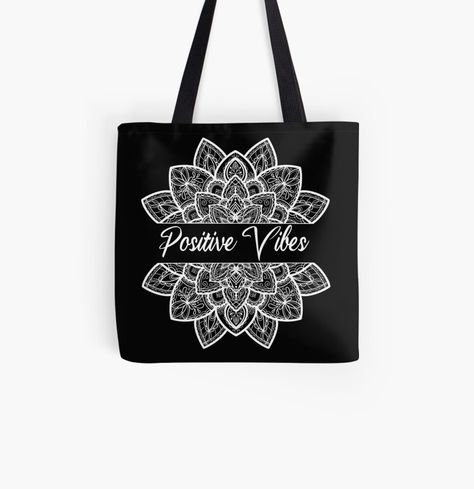 Get my art printed on awesome products. Support me at Redbubble #RBandME: https://www.redbubble.com/i/tote-bag/Positive-Vibes-Mandala-Design-by-HelenaMorpho/54381682.PJQVX?asc=u Mandala Tote Bag, Partner Yoga Poses, Design Tote Bag, Partner Yoga, Yoga Poses For Beginners, Book Art Drawings, Henna Tattoo, Print Tote, Mandala Design