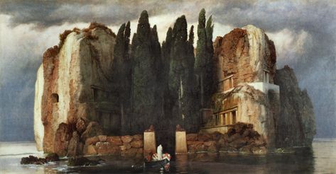 The Isle of the Dead by Arnold Böcklin, 1886 Isle Of The Dead, متحف فني, Caspar David Friedrich, Peregrine, Progressive Rock, Gustav Klimt, Montmartre, Pablo Picasso, The Dead