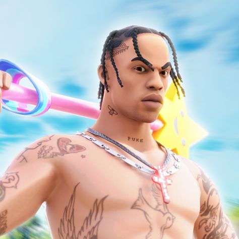 Pfp Travis Scott, Travis Scott Fortnite Wallpaper, Best Gaming Profile Picture, Travis Scott Fortnite Skin, Fortnite Profile Pic, Fortnite Travis Scott, Travis Scott Pfp, Sweaty Fortnite Pfp, Fortnite Pictures Skins