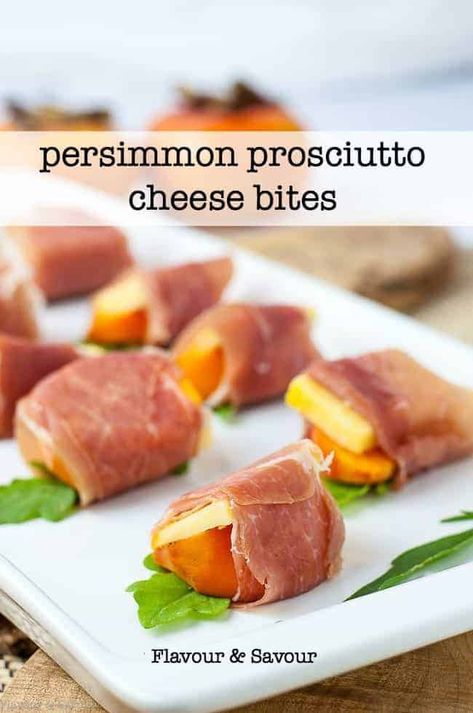 Appetizer Wraps, Cheese Bites Recipe, Persimmon Recipes, Italian Street Food, Diy Easy Recipes, Smoked Cheese, Cheese Bites, Vegan Appetizers, Finger Food Appetizers