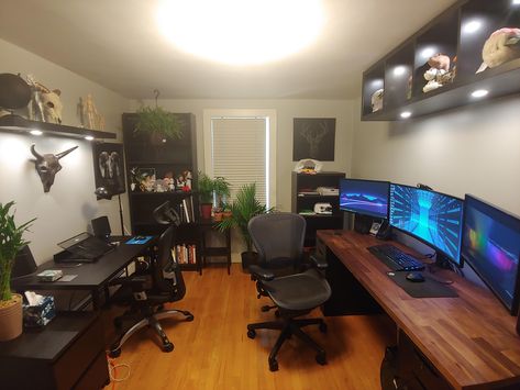 https://ift.tt/2ncpEXI and hers Battlestation Gaming Room Setup Ideas, Ultimate Gaming Room, Room Setup Ideas, Gaming Room Ideas, Tech Essentials, Advertising Technology, Gaming Station, Setup Ideas, Gaming Room Setup