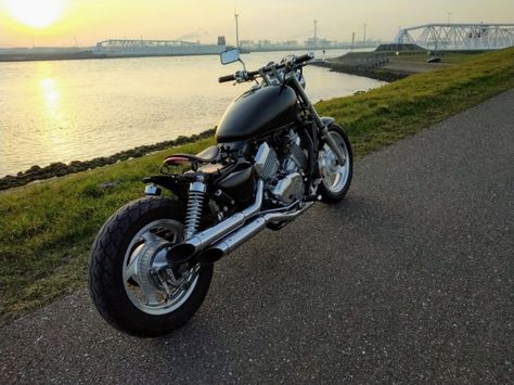 Honda Magna Bobber, Honda Magna, Honda Bobber, Bobber Bikes, Custom Bobber, Short Video, Gopro, Chopper, Cars And Motorcycles