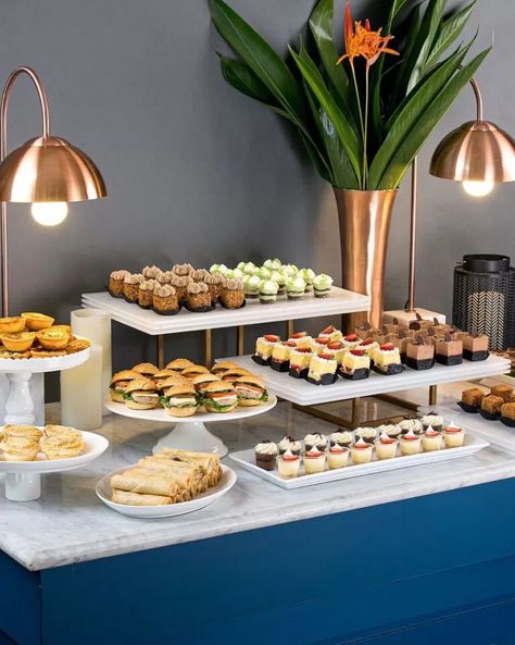 20 Grand Opening Ideas for Small Businesses to Try Seminar Food Ideas, Cool Catering Ideas, Grand Opening Appetizers, Business Grand Opening Ideas Events, Small Launch Party Ideas, Small Business Opening Party, Open House For Business Ideas, Business Reception Ideas, Grand Opening Dessert Table