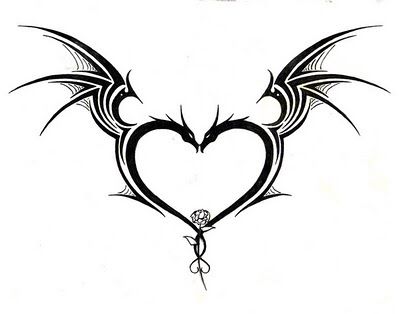 X3 Dragon Valentine, Tatuaje Studio Ghibli, Small Dragon Tattoos, Dragon Heart, 4 Tattoo, Heart Tattoo Designs, Dragon Tattoo Designs, Heart With Wings, Custom Tattoo Design