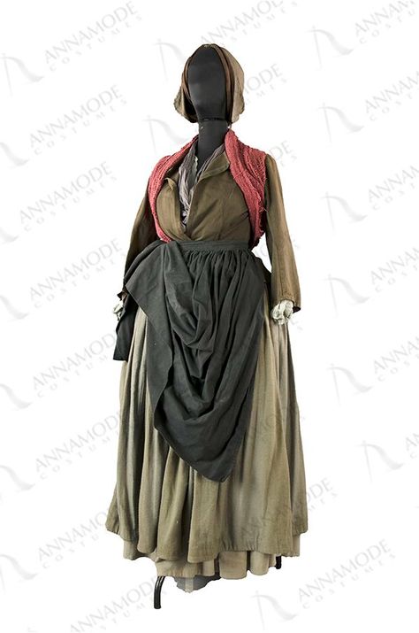 1820s Womens Fashion, 1830s Fashion Poor, Poor Clothes, 1600 Fashion, Winter Layering Outfits, Farmer Outfit, 1830s Fashion, 1870s Fashion, Historical Costuming