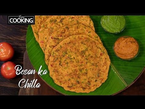 Besan ka Chilla | High Protein Breakfast | Eggless Omelette | Besan Cheela for Toddlers - YouTube Besan Chila Easy Recipe, Eggless Omelette, Besan Ka Chilla, High Protein Breakfast, Protein Breakfast, Mediterranean Diet, High Protein, Easy Recipe, Diet