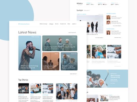 University News Website by Katie Hobler on Dribbble News Website Design, News Website, Ux Design, Global Community, Creative Professional, Website Design, Photo Wall, University, Design