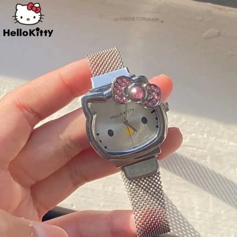 Just found this amazing item on AliExpress. Check it out! $4.98 20％ Off | Sanrio Hello Kitty Watch Metal Strap Wristwatch Y2k Cartoon Anime Character Quartz Electronic Watch Birthday Gifts Kids Couple Y2k Watch, Addicted To My Phone, Birthday Gifts Kids, Hello Kitty Watch, Round Pfp, Y2k Cartoon, Watch Cartoons, Metal Straps, Kids Watches