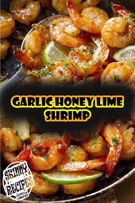 GARLIC HONEY LIME SHRIMP - easydinnerrecipes - Medium Honey Lime Shrimp, Skillet Shrimp, Garlic Honey, Lime Shrimp, Garlic Butter Shrimp, Lime Sauce, Honey Lime, Cayenne Pepper, Honey Garlic