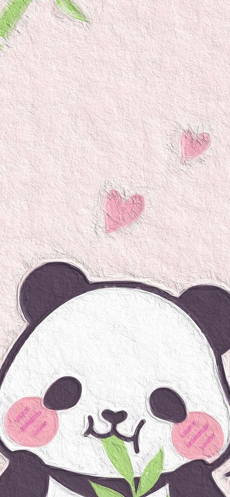 Panda Wallpaper Iphone, Panda Icon, Cute Panda Wallpaper, Black Wallpaper Iphone, Cute Doodles Drawings, Girly Art Illustrations, Iphone Background Wallpaper, Cute Backgrounds, Girly Art