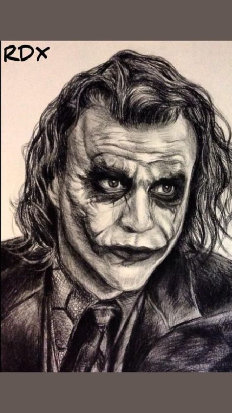 Joker Pencil Drawing, Joker Art Drawing, Joker Sketch, Joker Drawing, Batman Art Drawing, Joker Tattoo Design, Joker Drawings, Der Joker, Batman Drawing